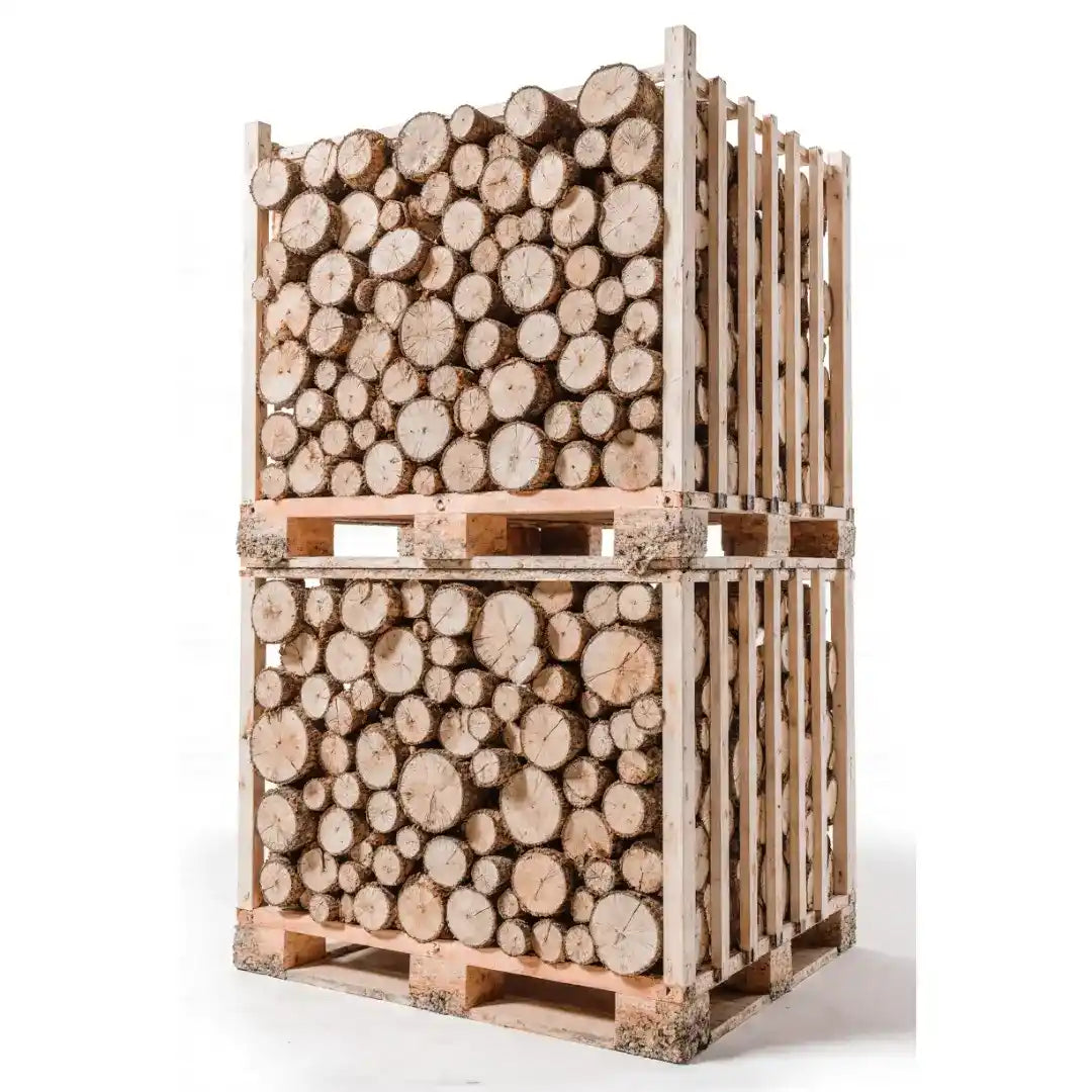 Bois de chauffage sec en palettes
